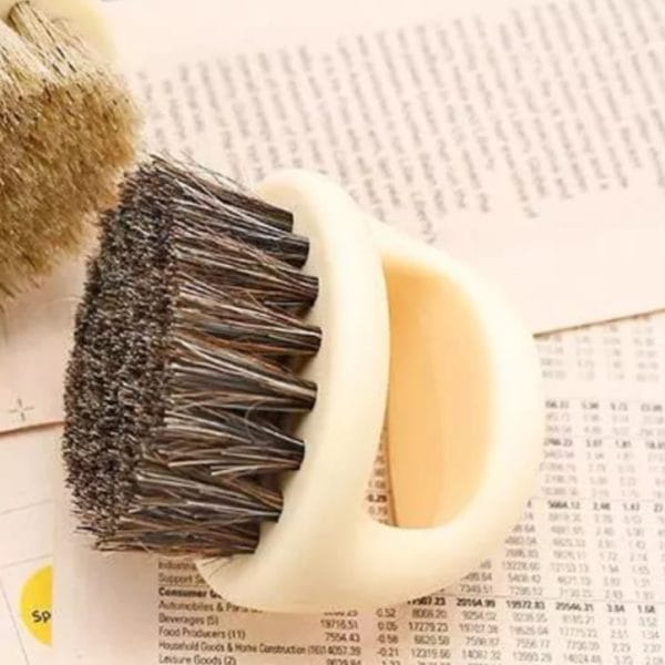 Perie Fade Inel Alba Par Negru